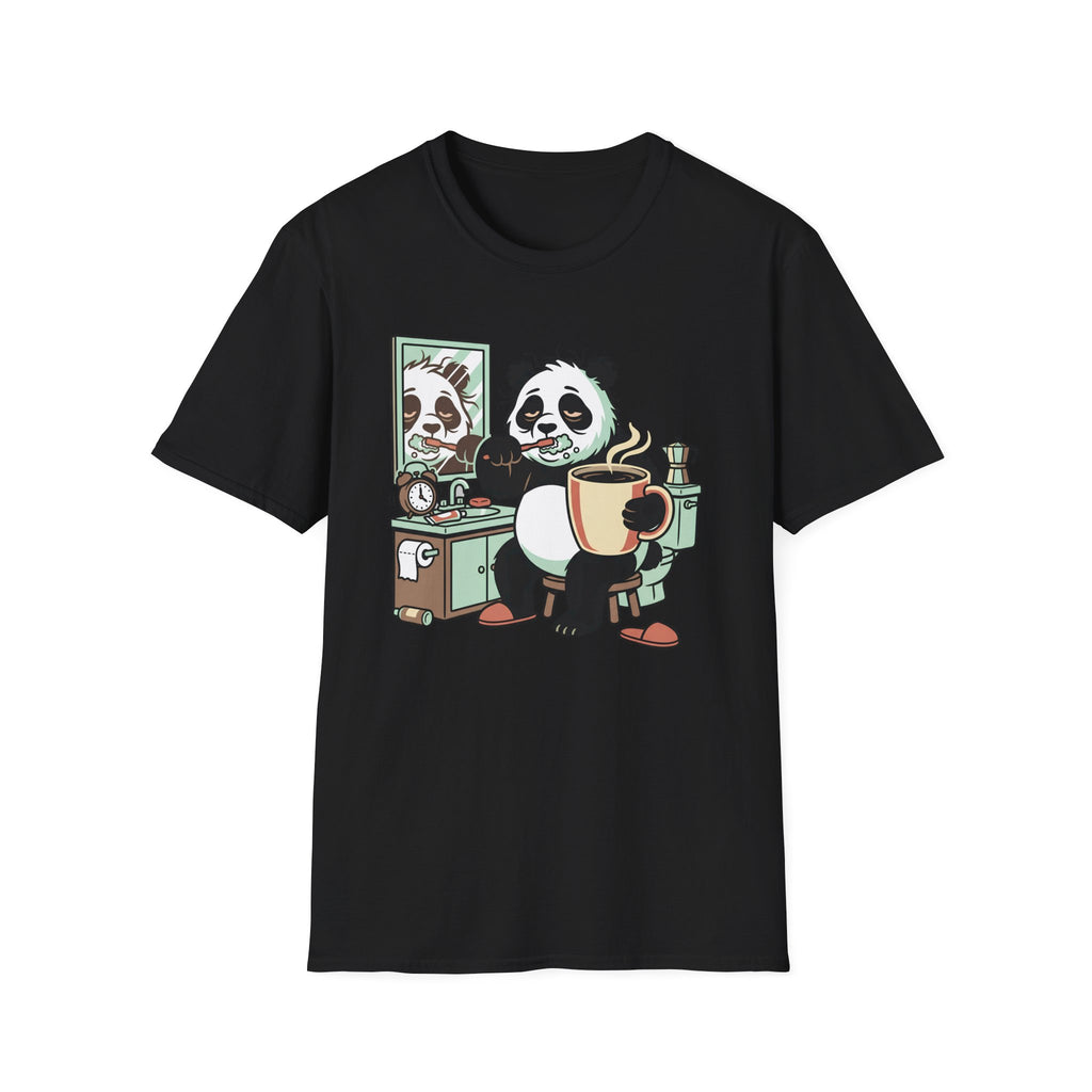 Panda With Coffee T-Shirt