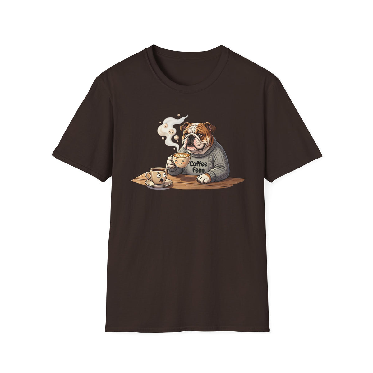 Coffee Feen Bulldog T-Shirt