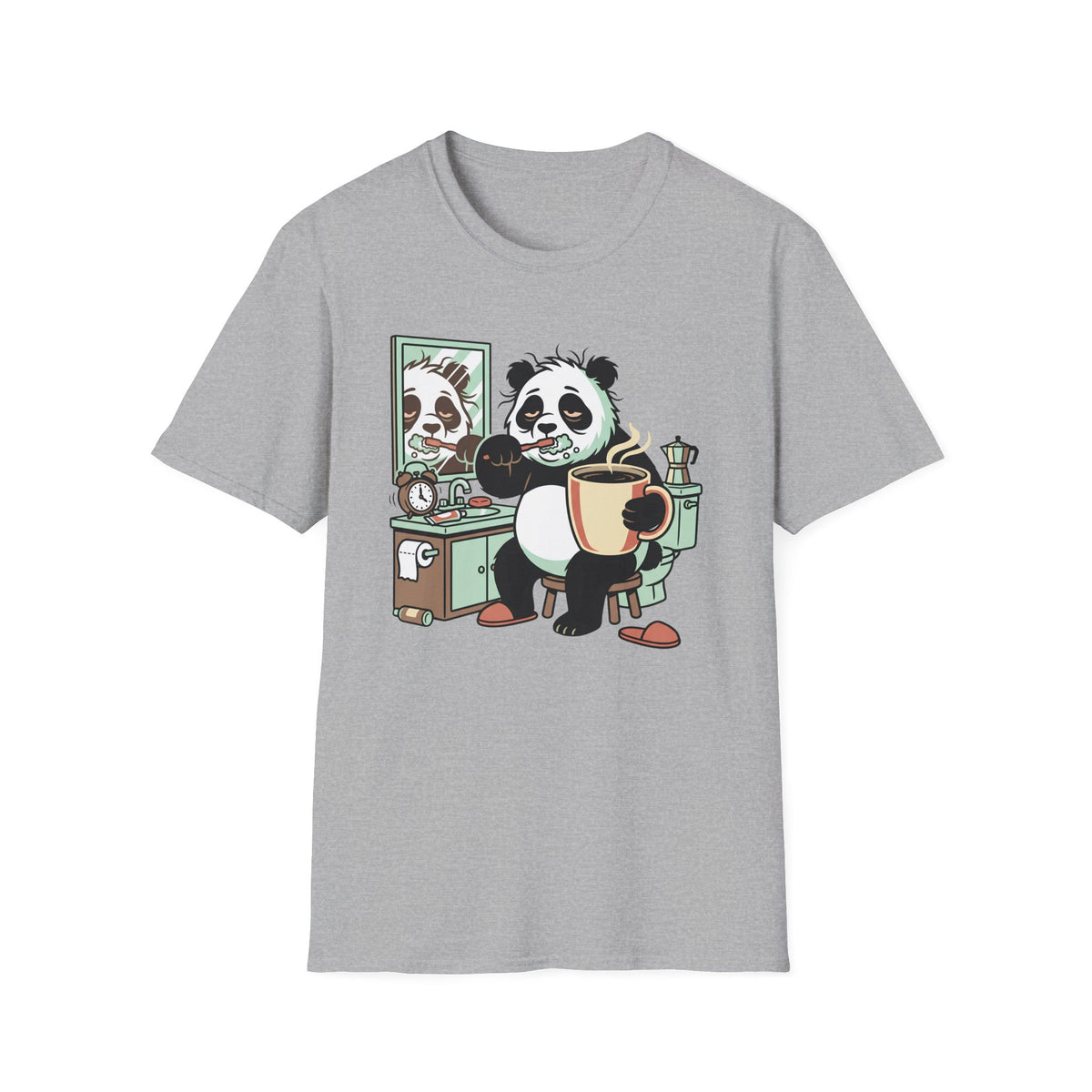 Panda With Coffee T-Shirt