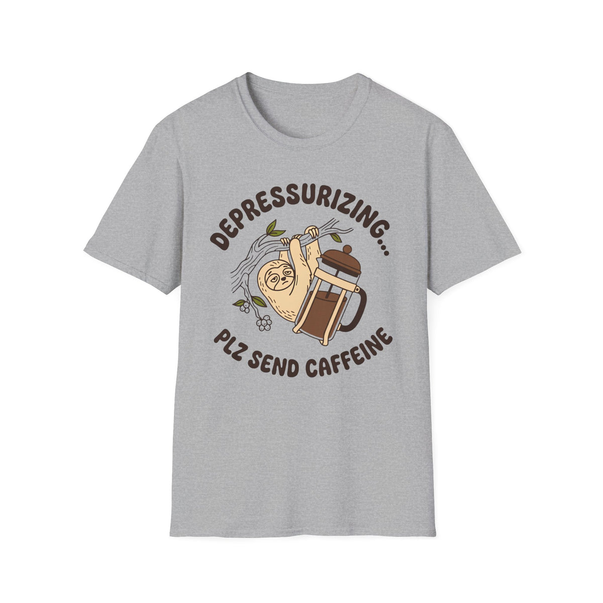 Depressurizing Send Caffeine T-Shirt