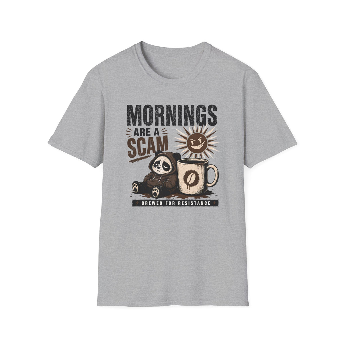 Mornings Are Scams T-Shirt