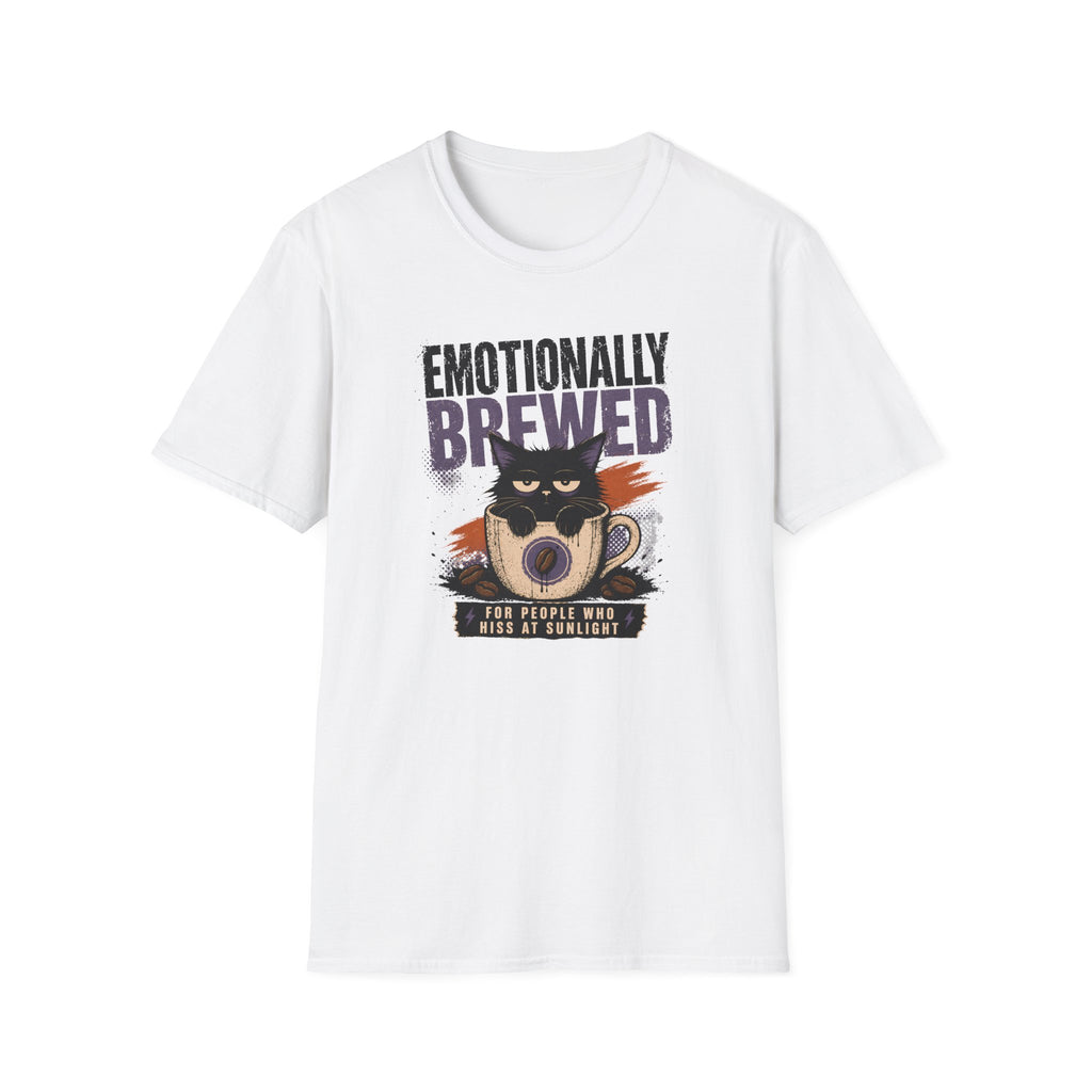 Emotionally Brewed Cat T-Shirt