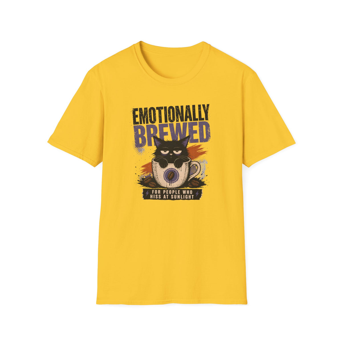 Emotionally Brewed Cat T-Shirt