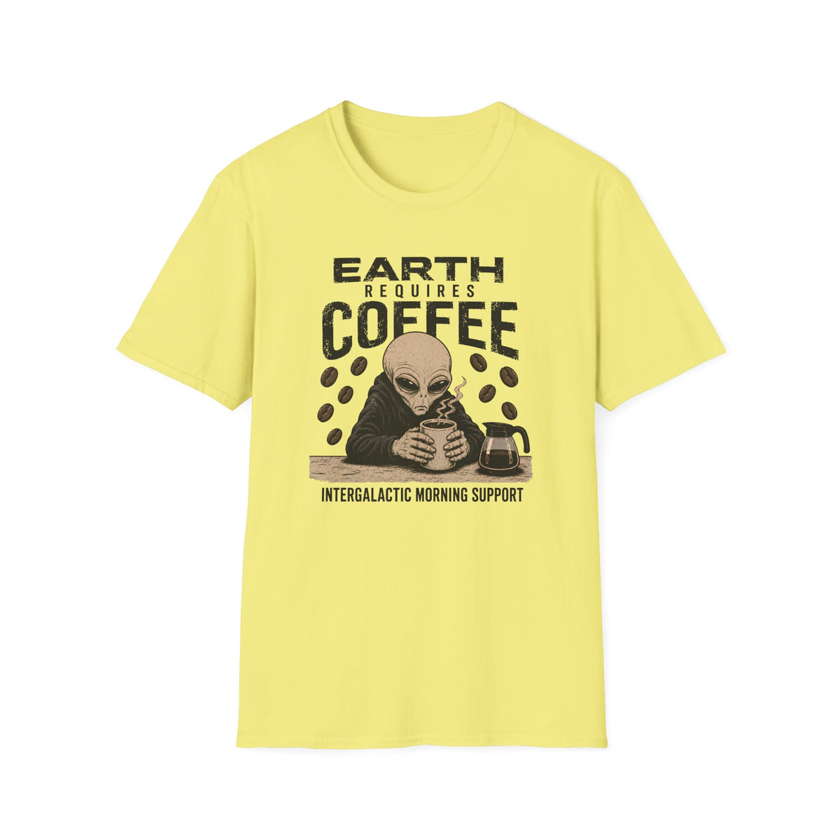 Earth Requires Coffee T-Shirt