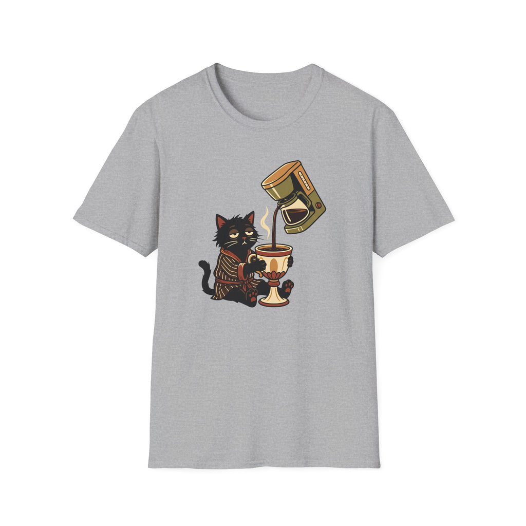 Cat With Coffee T-Shirt
