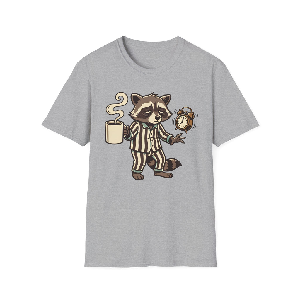 Raccoon With Coffee T-Shirt