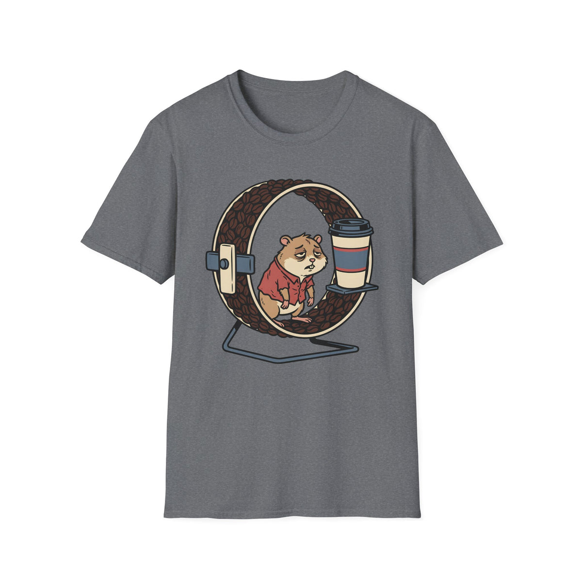 Sleepy Hamster Coffee T-Shirt