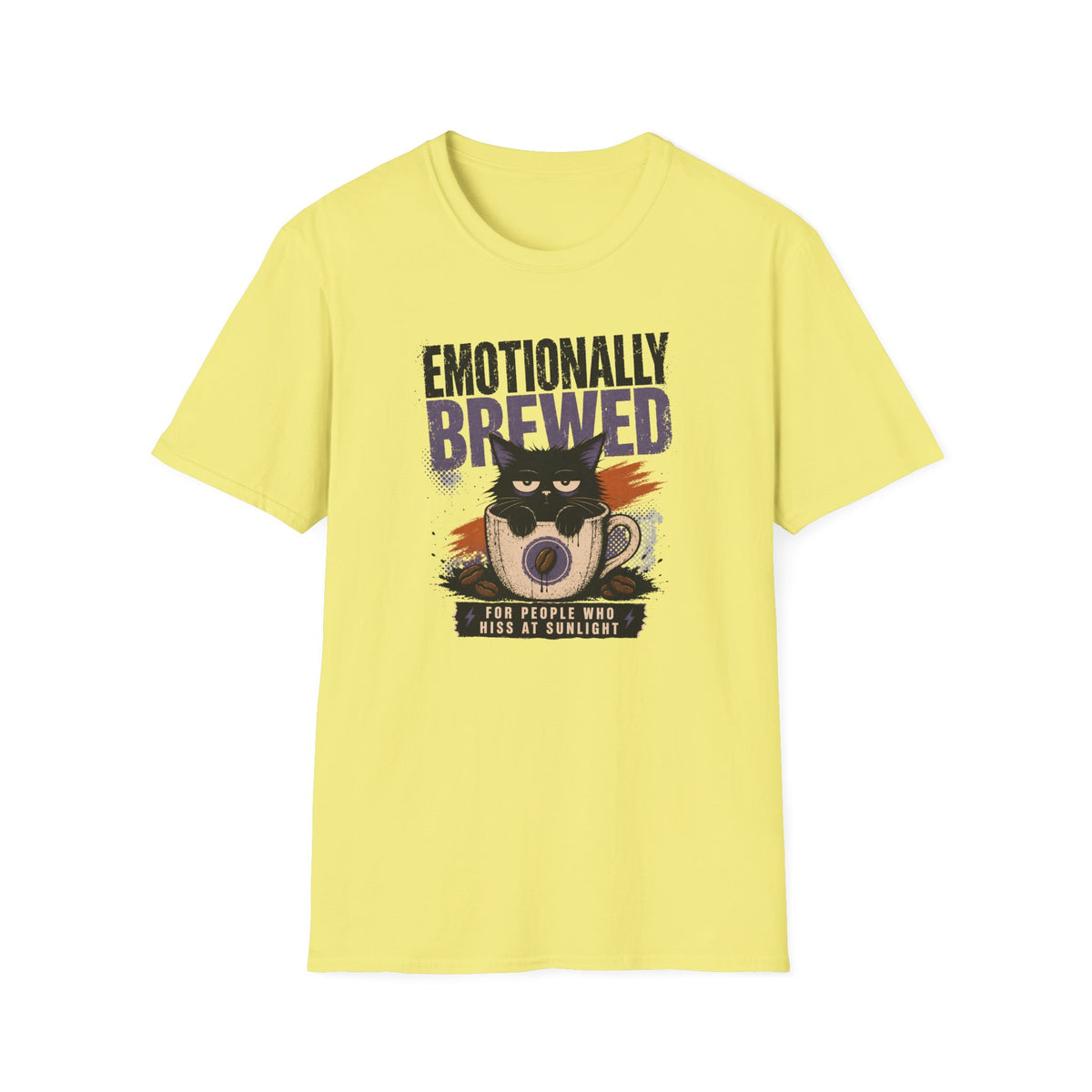 Emotionally Brewed Cat T-Shirt