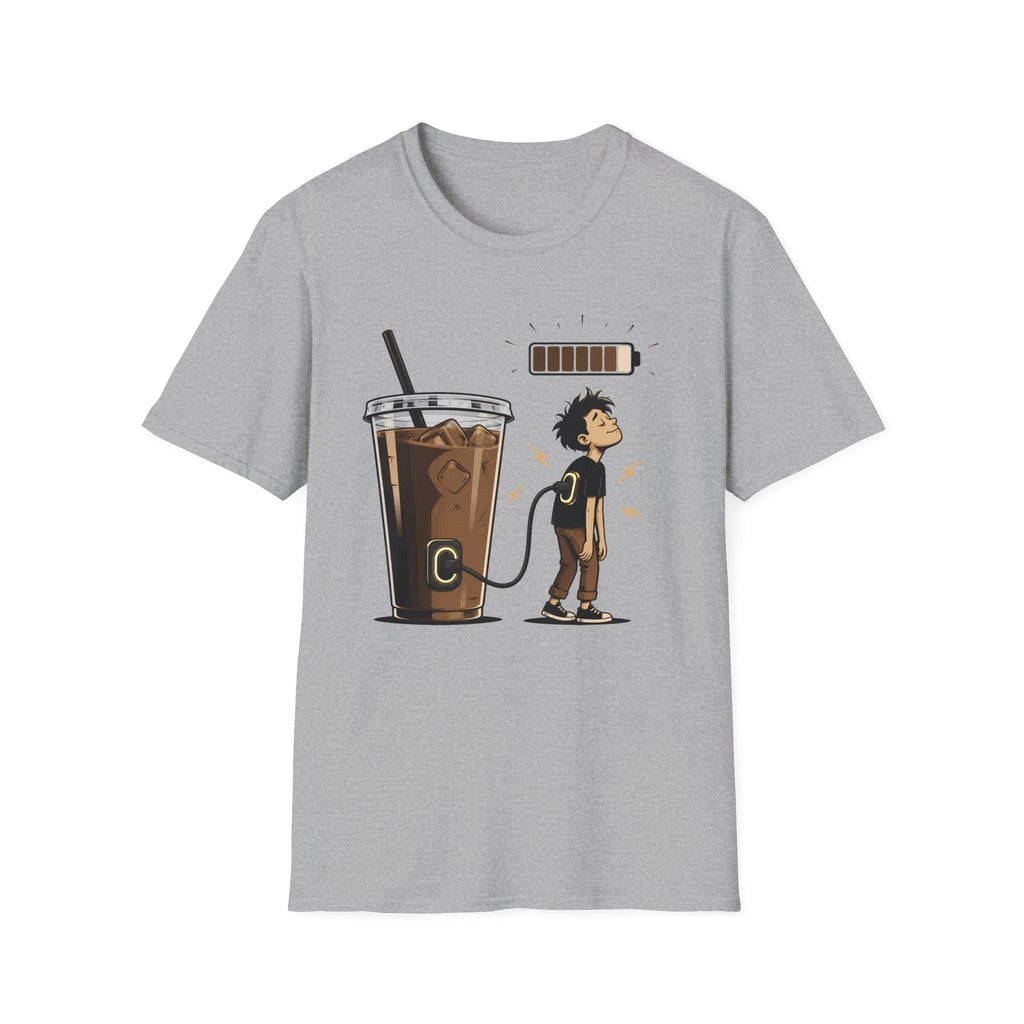 Coffee Power Charger T‑Shirt