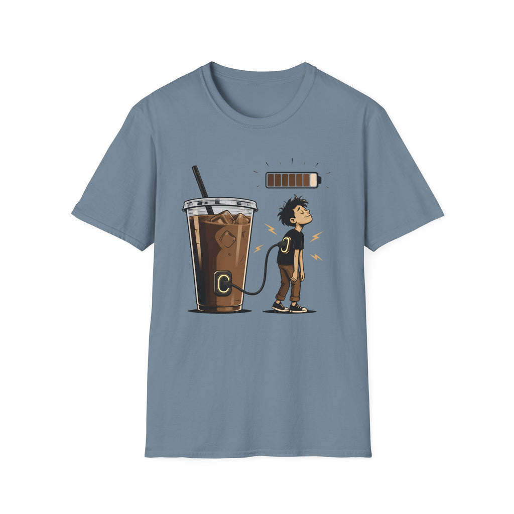 Coffee Power Charger T‑Shirt