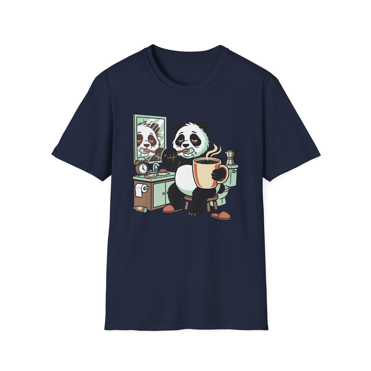 Panda With Coffee T-Shirt