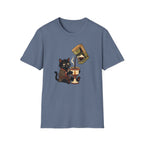 Cat With Coffee T-Shirt
