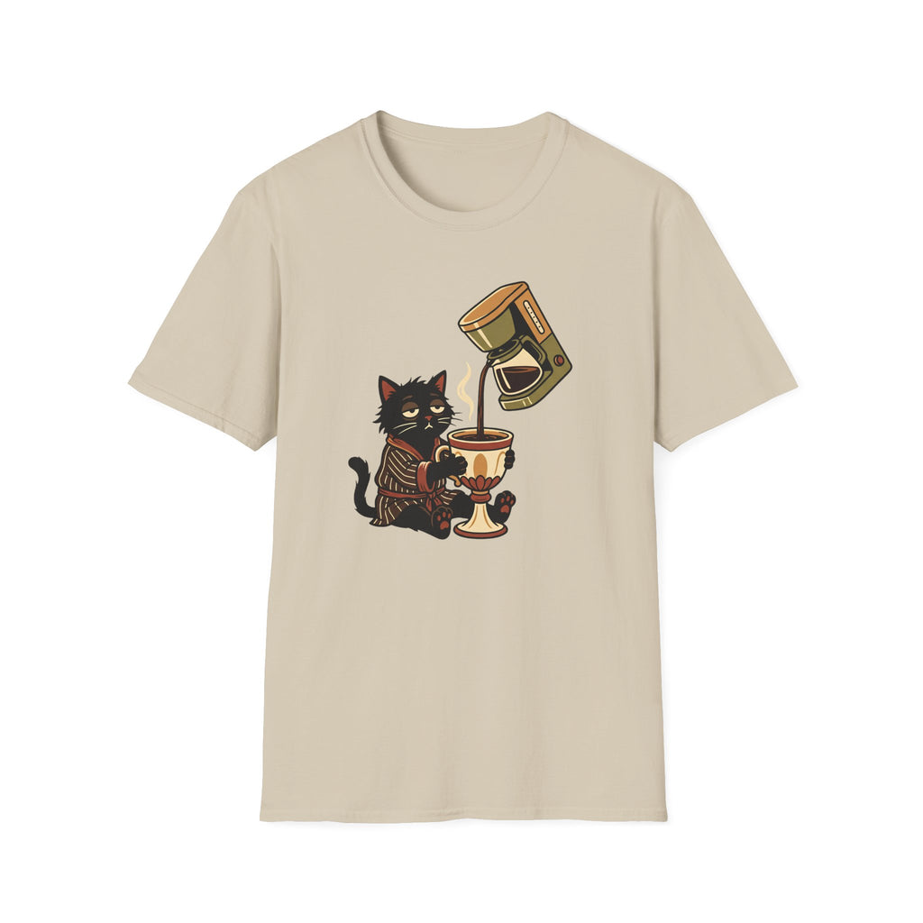 Cat With Coffee T-Shirt