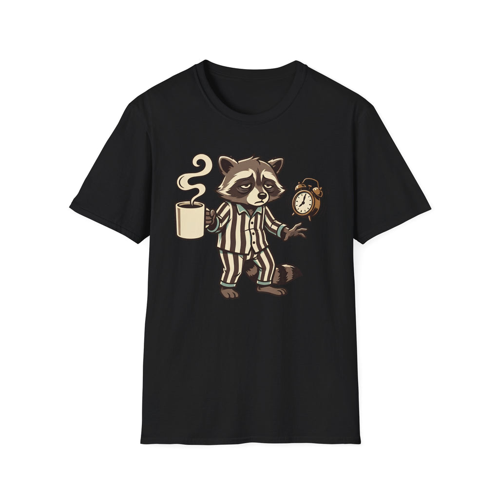 Raccoon With Coffee T-Shirt