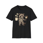 Raccoon With Coffee T-Shirt