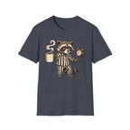 Raccoon With Coffee T-Shirt
