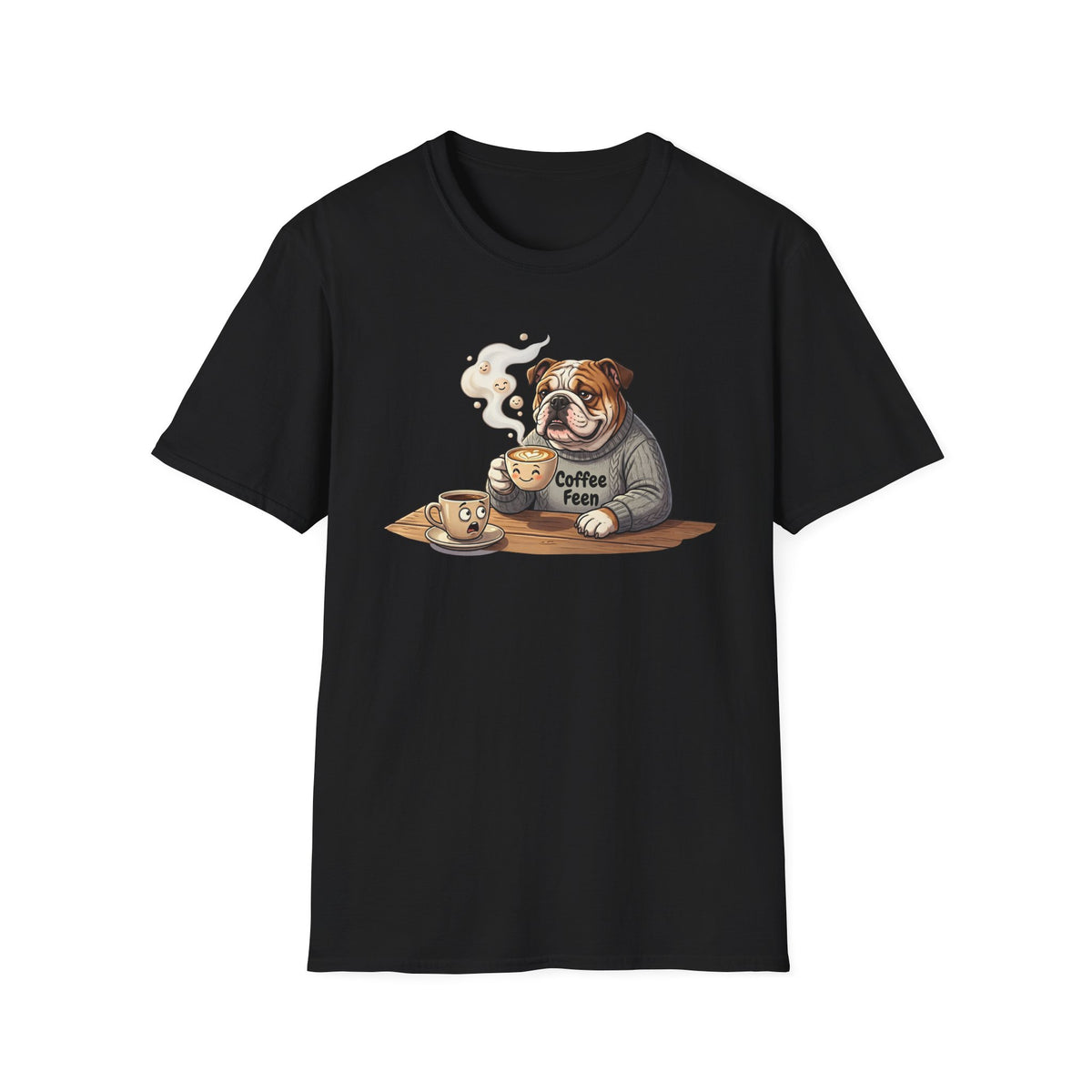 Coffee Feen Bulldog T-Shirt