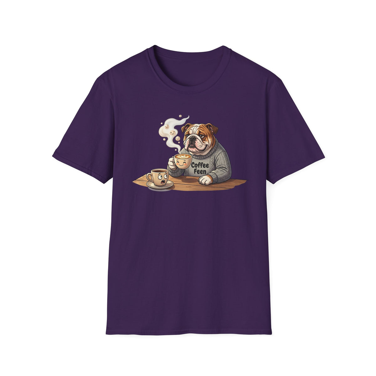 Coffee Feen Bulldog T-Shirt