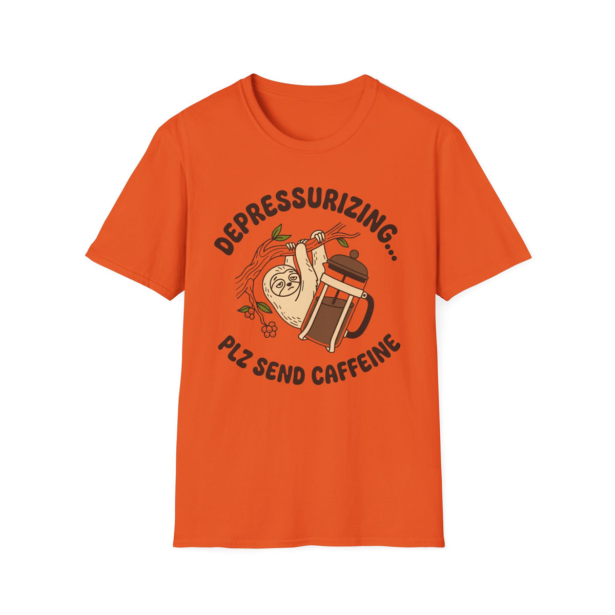 Depressurizing Send Caffeine T-Shirt