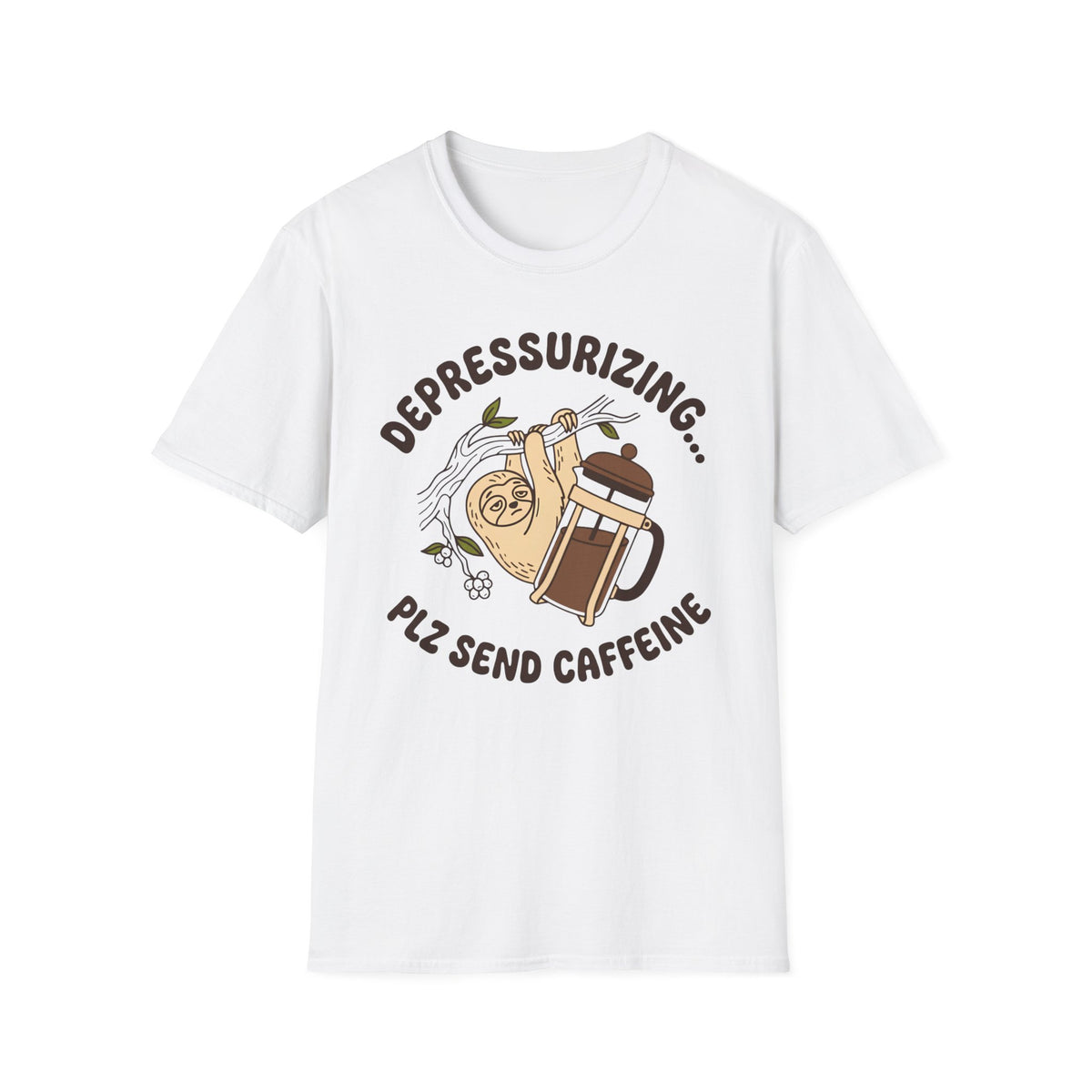 Depressurizing Send Caffeine T-Shirt