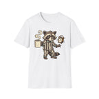 Raccoon With Coffee T-Shirt