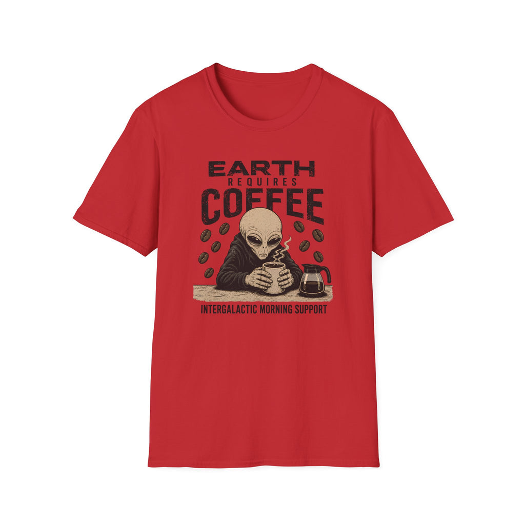 Earth Requires Coffee T-Shirt