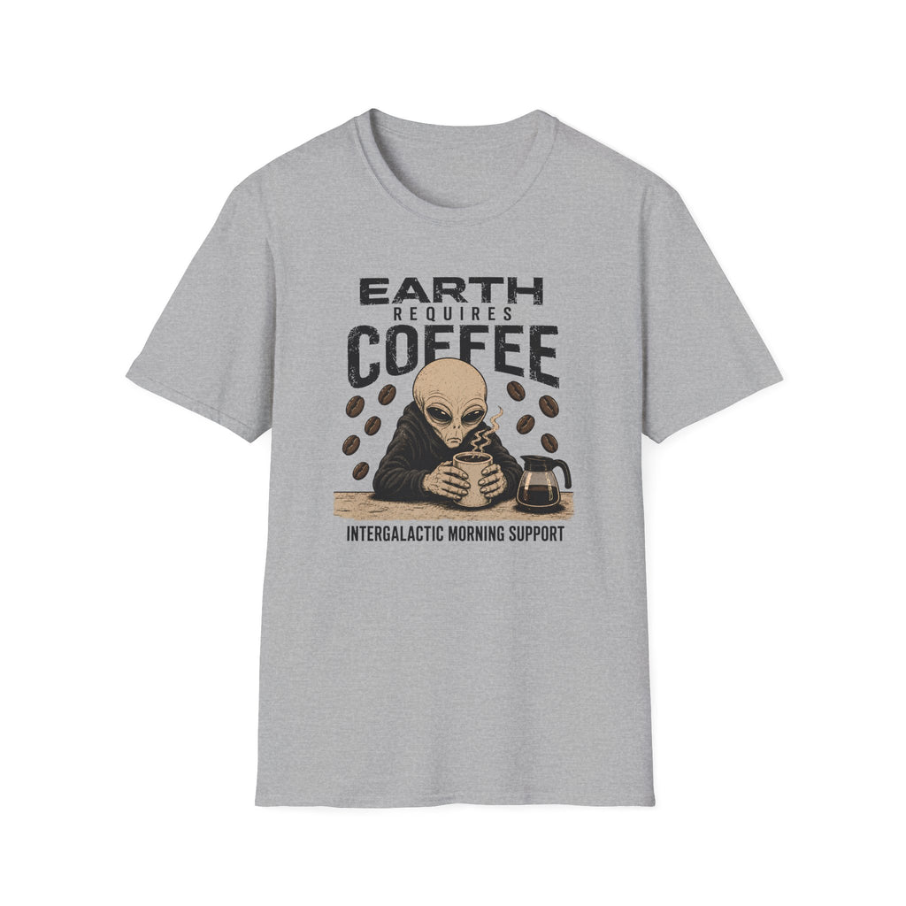 Earth Requires Coffee T-Shirt