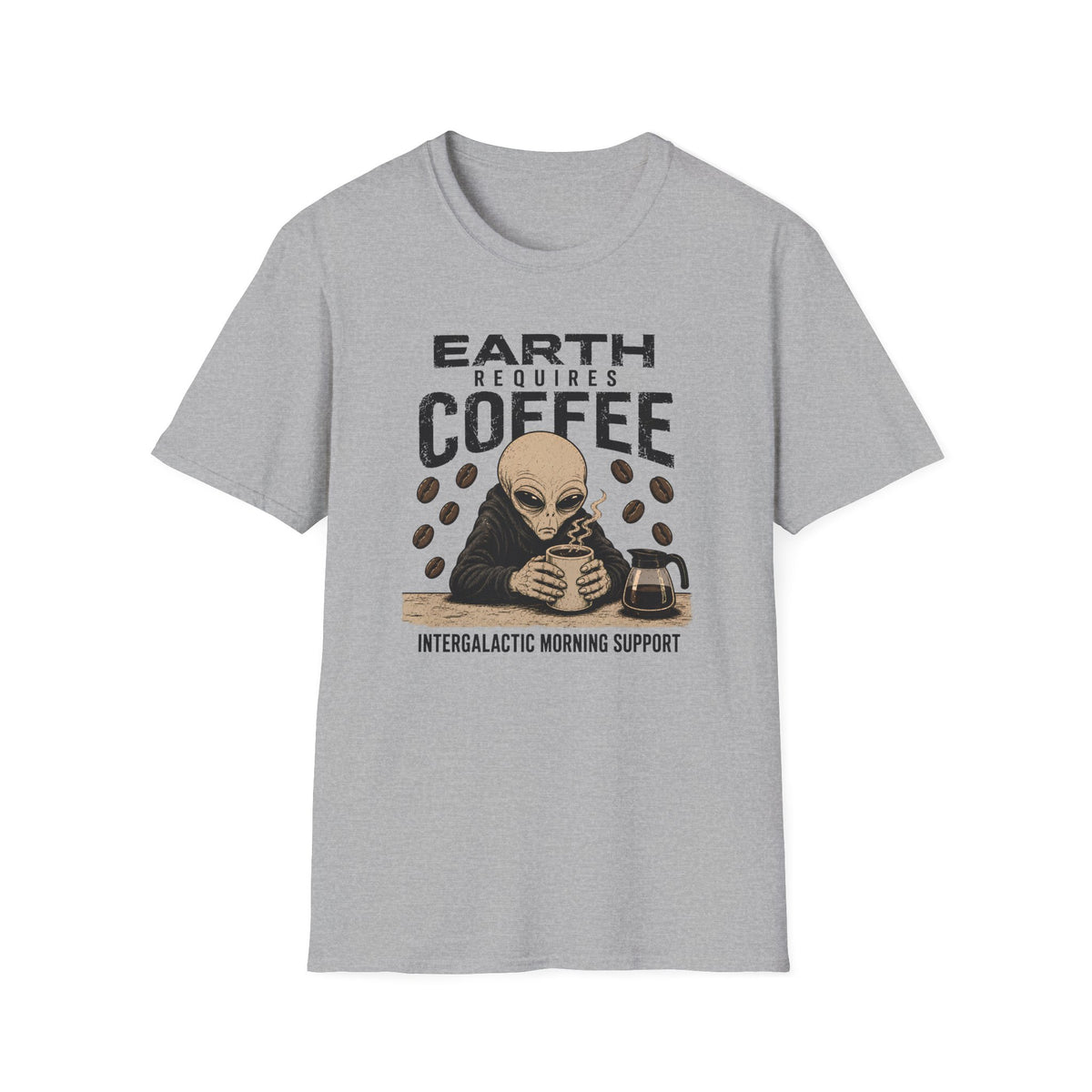 Earth Requires Coffee T-Shirt
