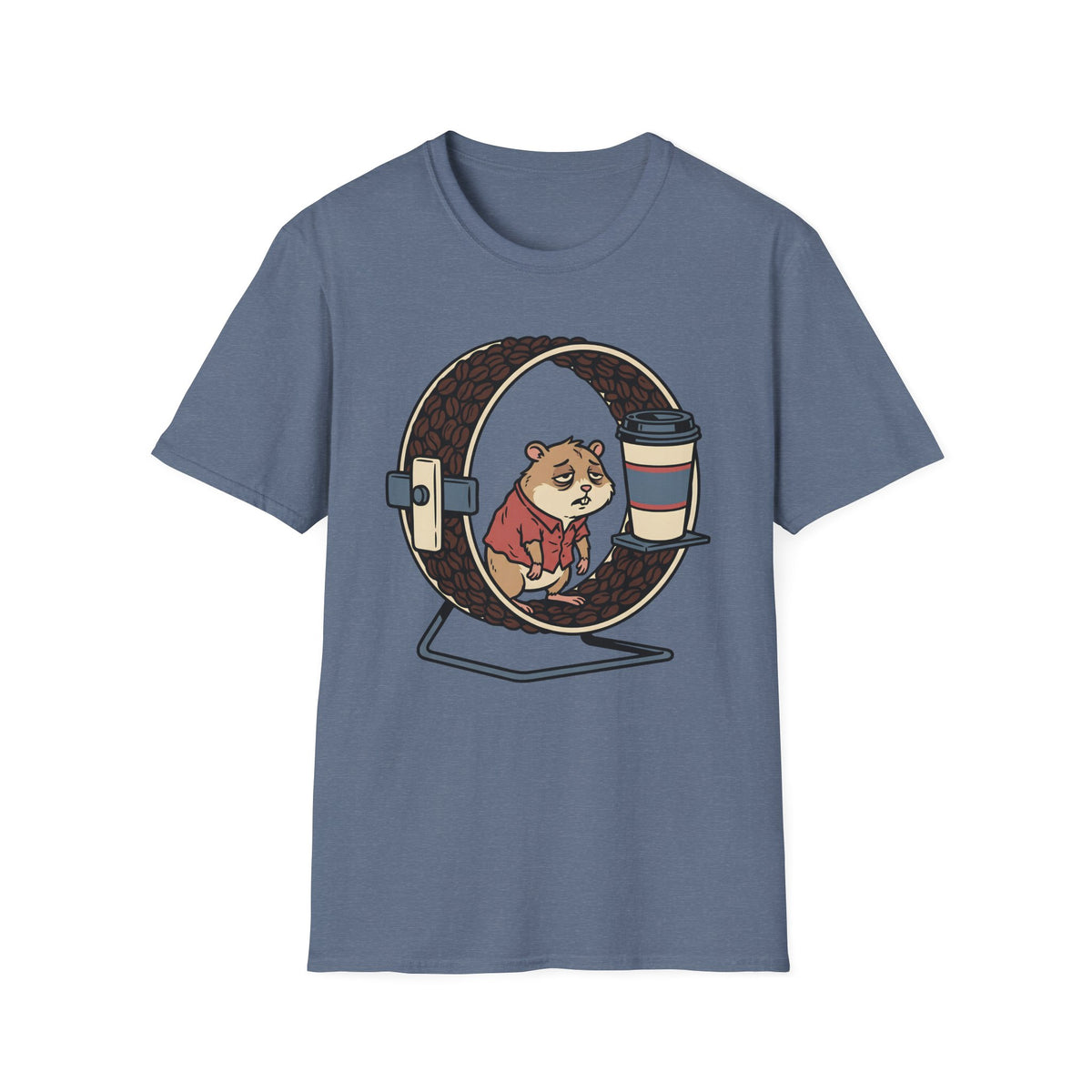 Sleepy Hamster Coffee T-Shirt