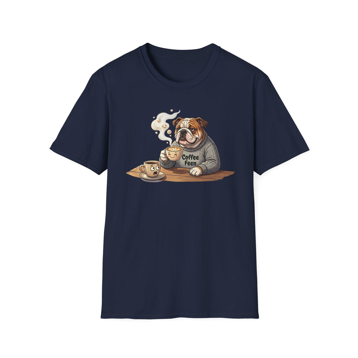 Coffee Feen Bulldog T-Shirt