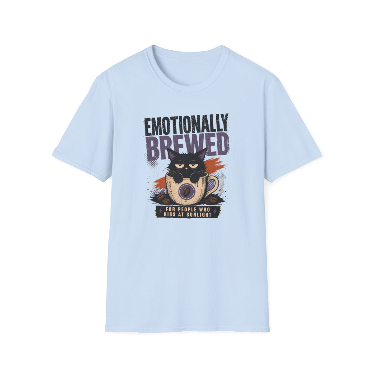 Emotionally Brewed Cat T-Shirt