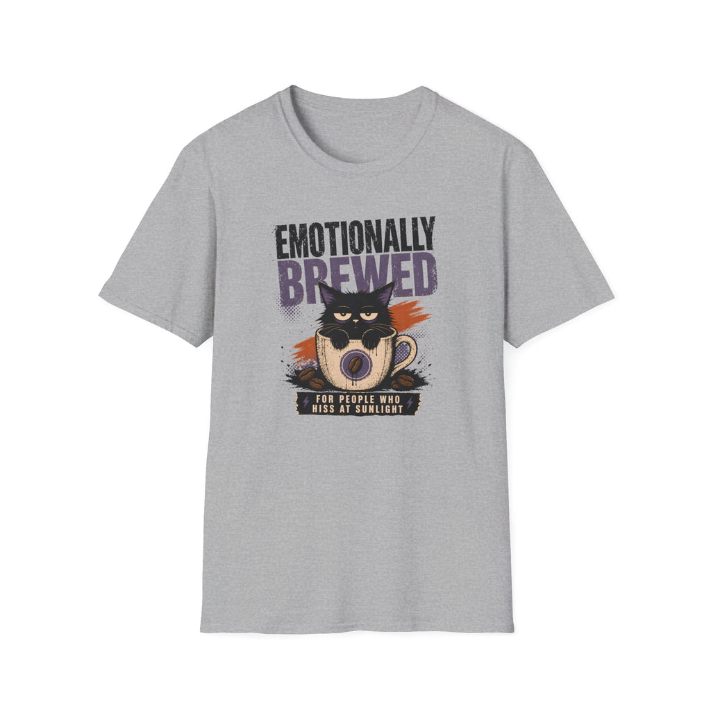 Emotionally Brewed Cat T-Shirt