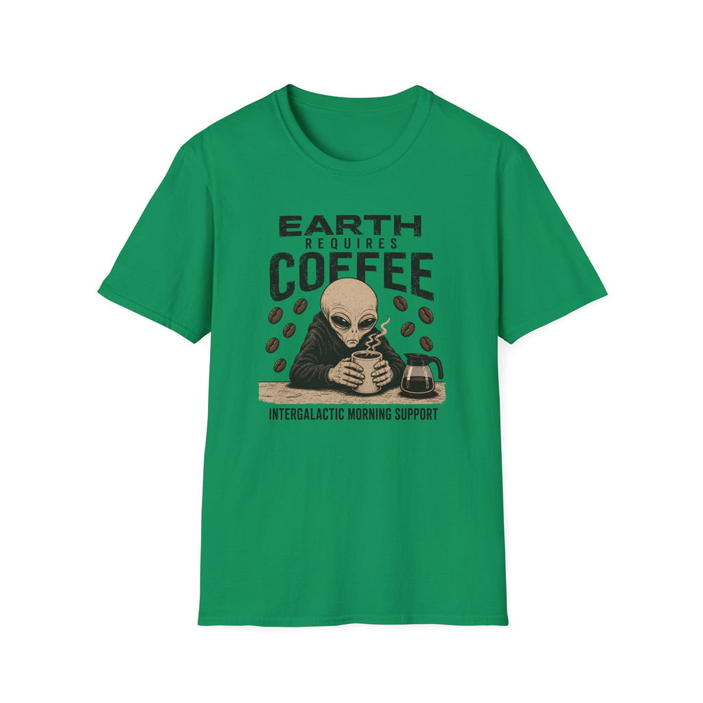 Earth Requires Coffee T-Shirt