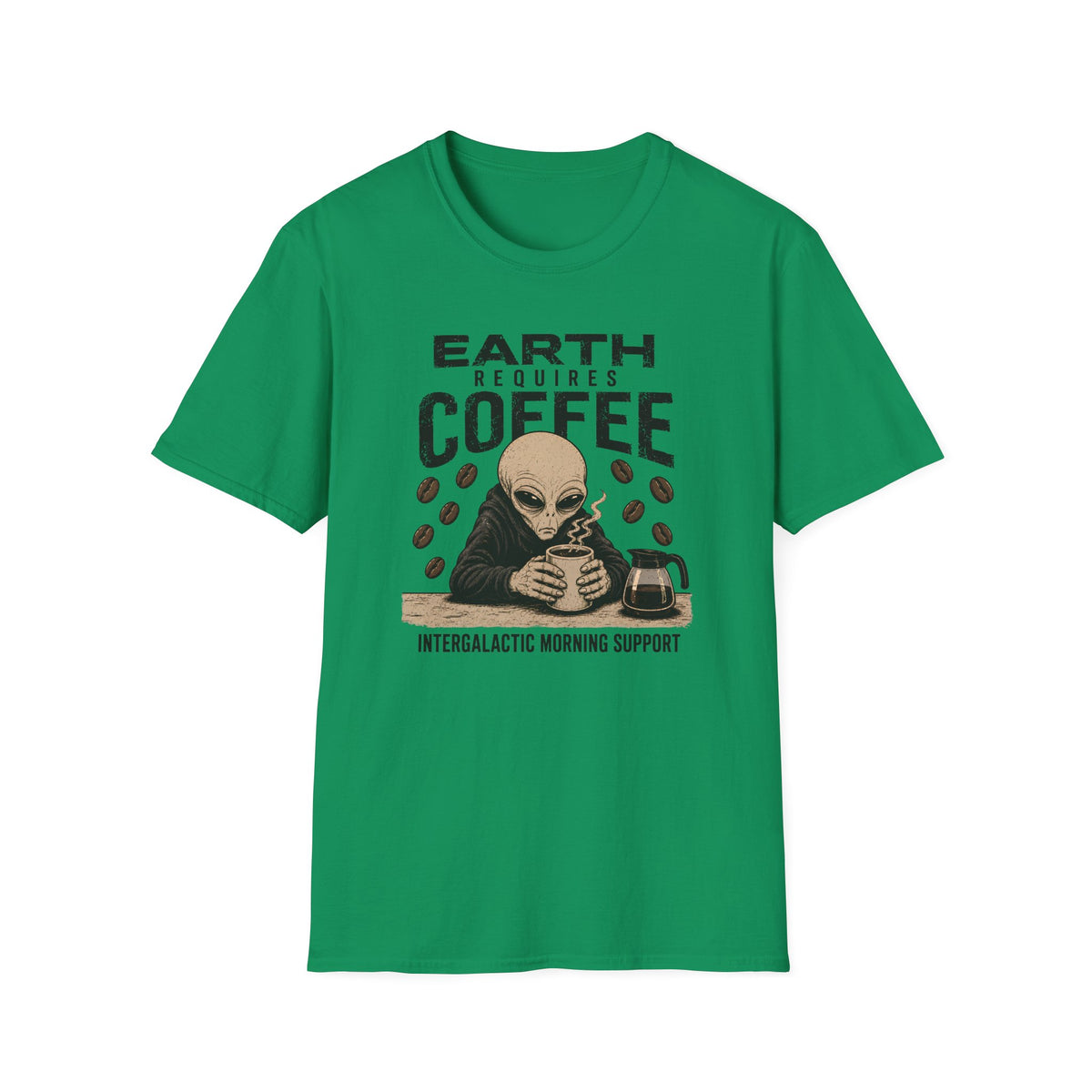 Earth Requires Coffee T-Shirt
