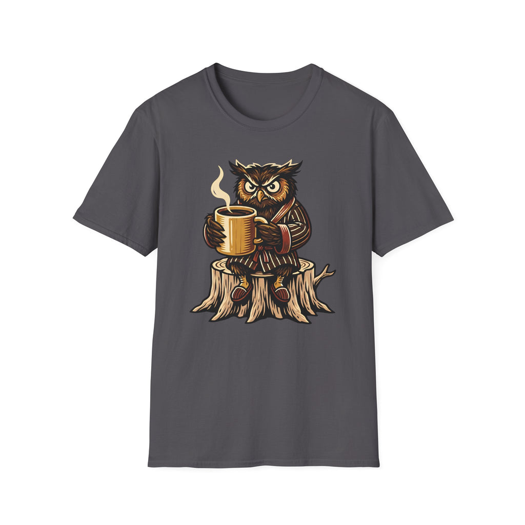 Owl With Coffee T-Shirt