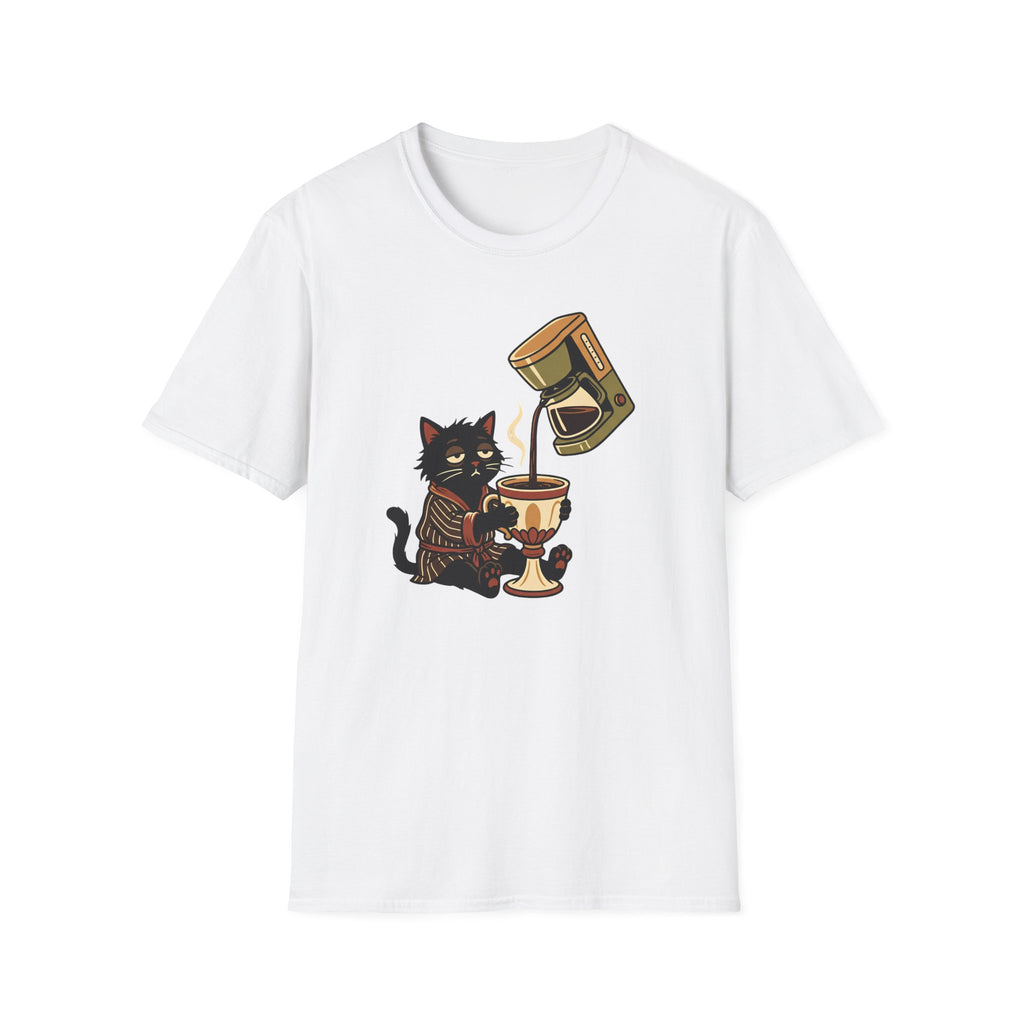 Cat With Coffee T-Shirt