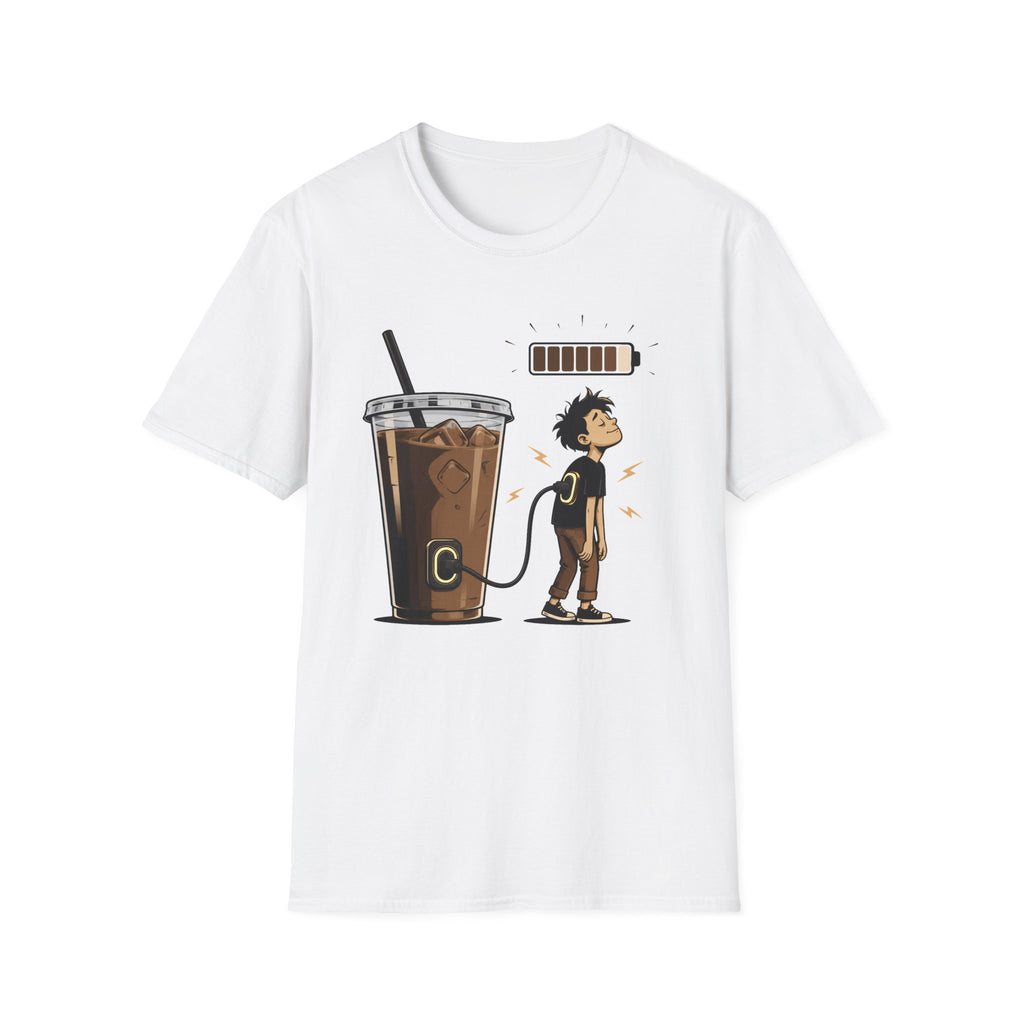 Coffee Power Charger T‑Shirt