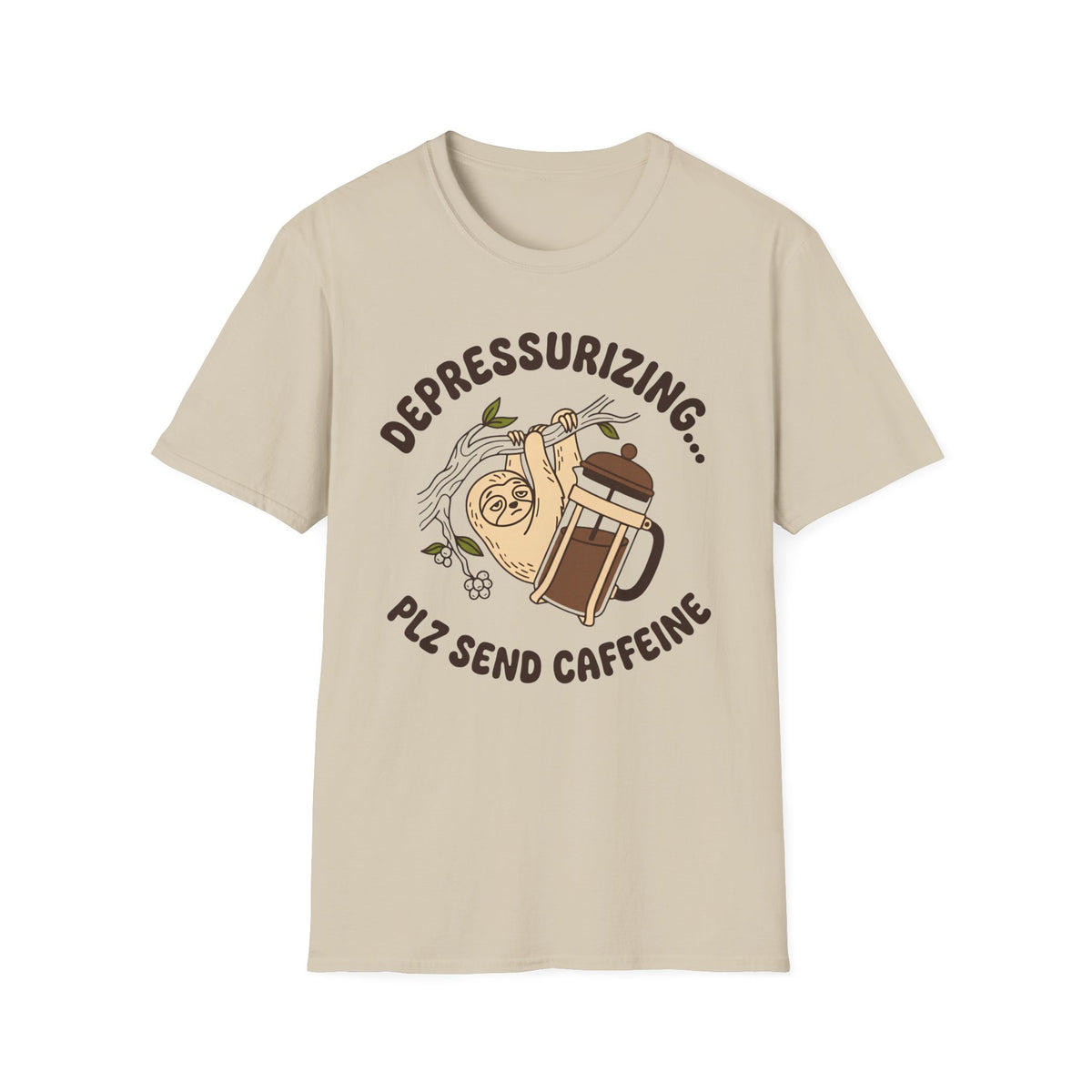 Depressurizing Send Caffeine T-Shirt