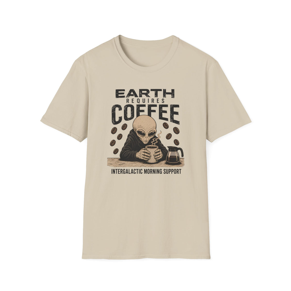 Earth Requires Coffee T-Shirt