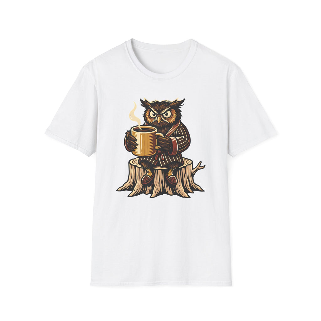 Owl With Coffee T-Shirt