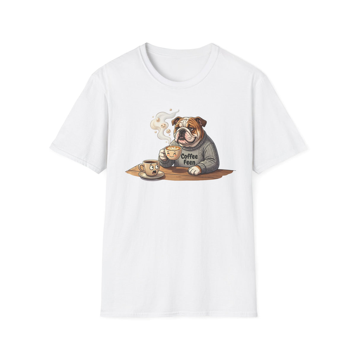 Coffee Feen Bulldog T-Shirt