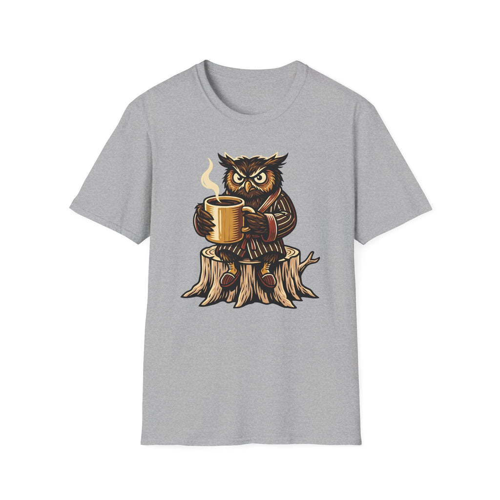 Owl With Coffee T-Shirt