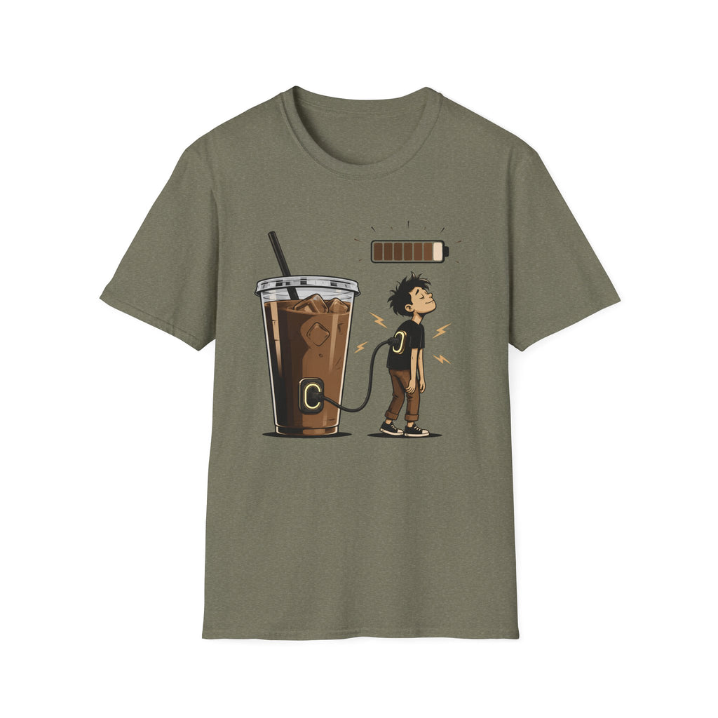 Coffee Power Charger T‑Shirt