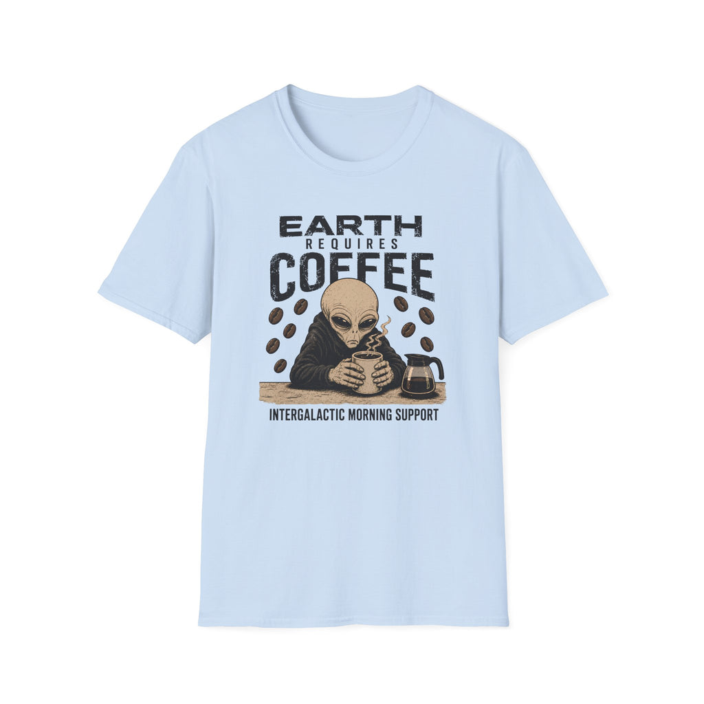 Earth Requires Coffee T-Shirt