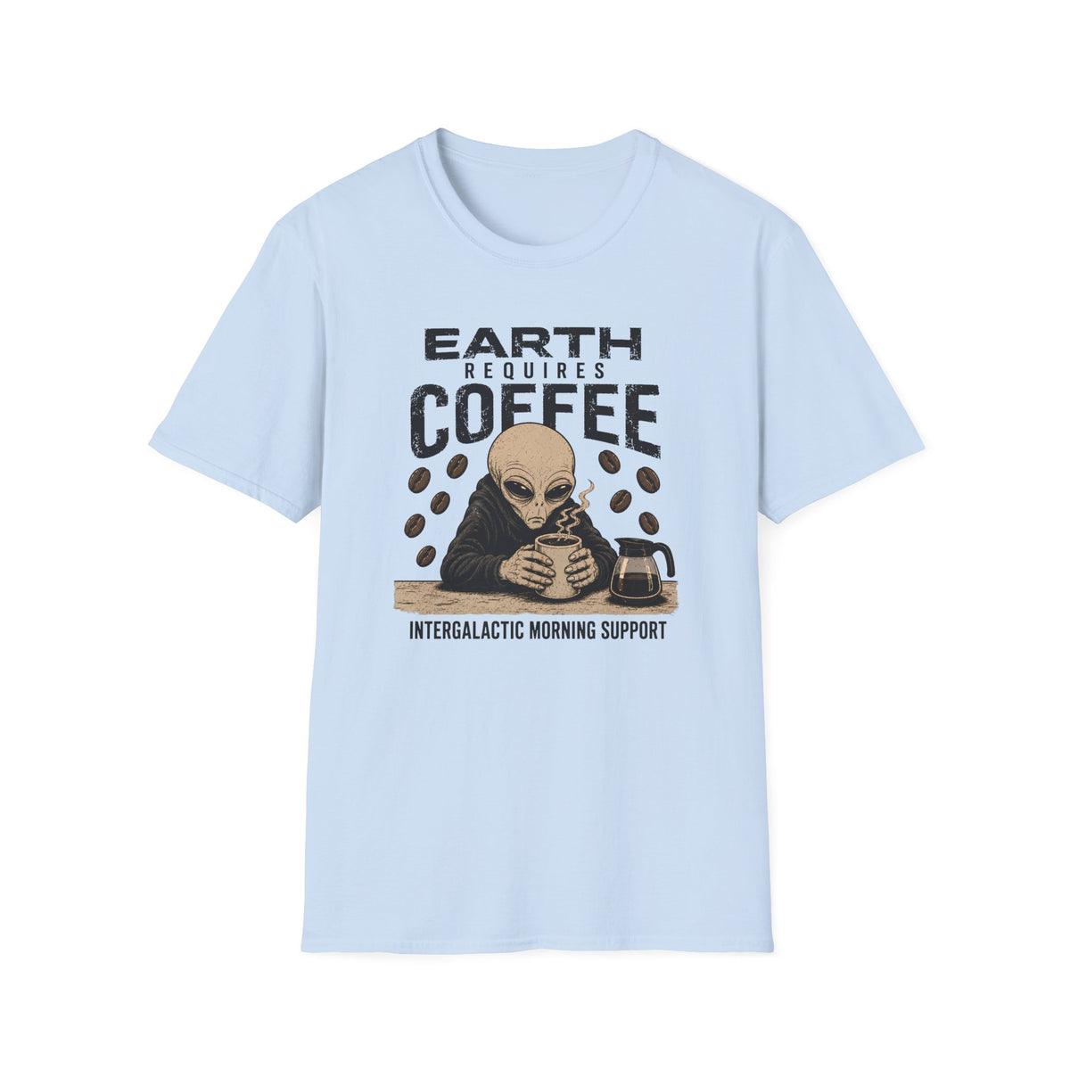 Earth Requires Coffee T-Shirt