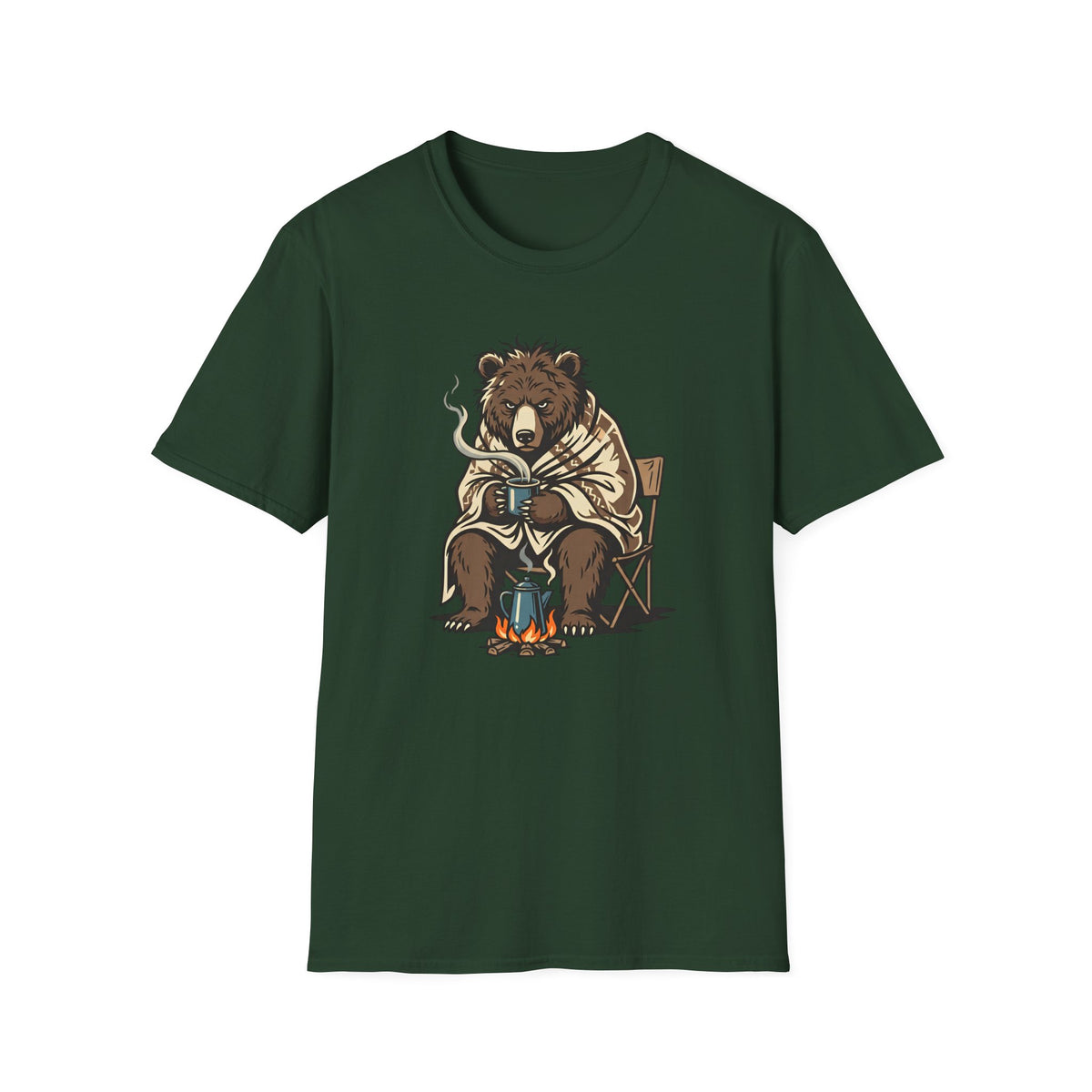 Camping Bear T-Shirt