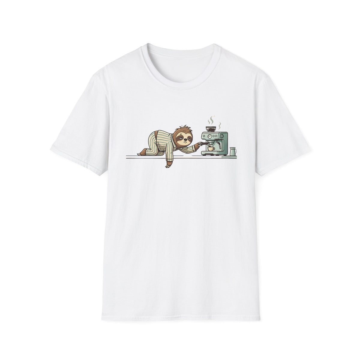 Sloth Coffee Pot T-Shirt
