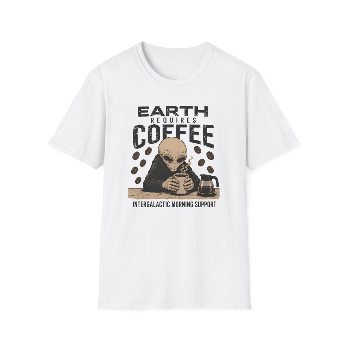 Earth Requires Coffee T-Shirt